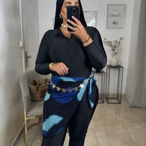 Burkini paréo ( Bleu )